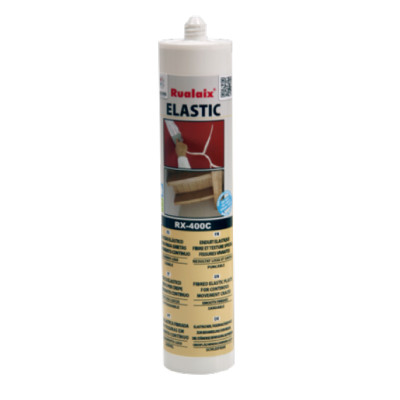 RUALAIX - RX-400C Elastic Fibré - Enduit-Mastic Fibré Spécial Fissures Vivantes 310 ml