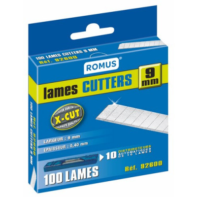 ROMUS - Lames Cutters 9mm Standard