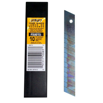 L'OUTIL PARFAIT - Lames FWB de Rechange 12 mm Étui de 10