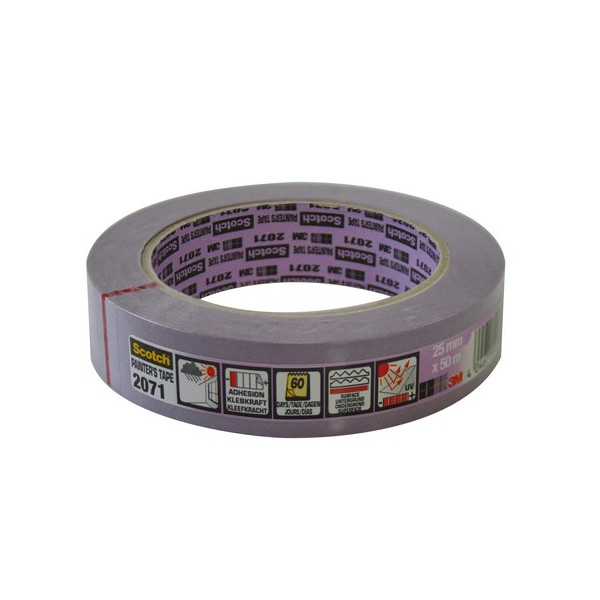 3M - 2071 Masquage Spécial Surfaces Délicates Violet 24mmx50m