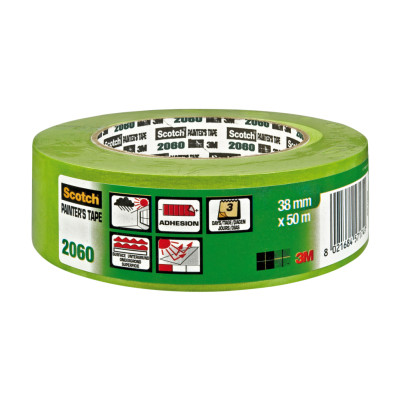 3M - 2060 Masquage Spécial Surfaces Difficiles Vert 36mmx50m