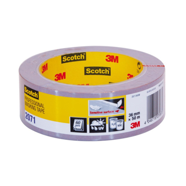 3M - 2071 Masquage Spécial Surfaces Délicates Violet 36 mm x 50 m