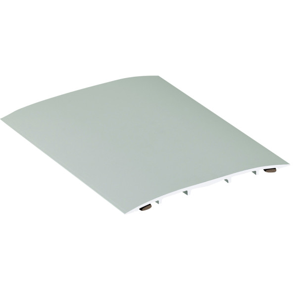 ROMUS - Couvre-Joints de Sol Alu Adhésif Bords Biseautés Incolore 3m