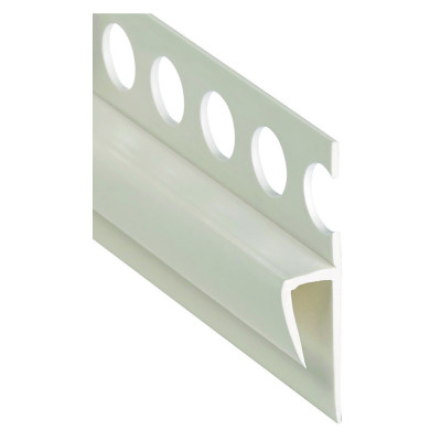 ROMUS - Arrêt de Sols Faïence PVC Blanc 2.44 m