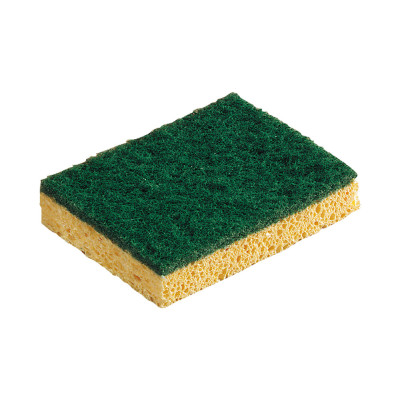 L'OUTIL PARFAIT - Eponge Végétale Abrasive Vert 120 x 90 x 26 mm