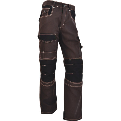 VEPRO - Pantalon Élite Extensible Anthracite Avec Genouillères