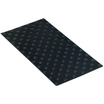 ROMUS - Dalles Podotactiles ''Accessdal'' Polyuréthane 600x400mm Noir Ral 9004