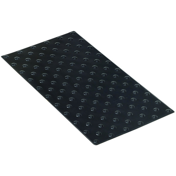ROMUS - Dalles Podotactiles ''Accessdal'' Polyuréthane 600x400mm Noir Ral 9004
