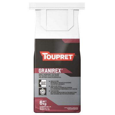 TOUPRET - Granirex Enduit de Rénovation Extérieur en Poudre Sac 6 kg