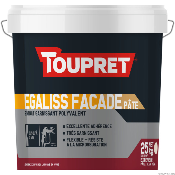 TOUPRET - Toupret Égaliss Façade Pâte 25 kg