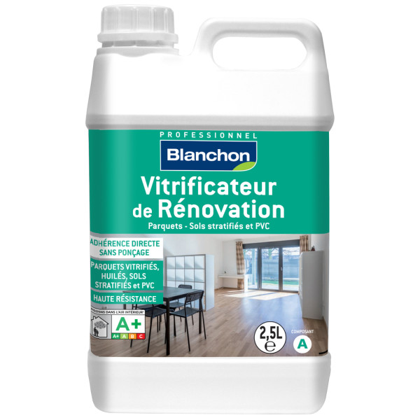 BLANCHON - Vitrificateur de Rénovation Satin 2 Composants Kit 2.75L
