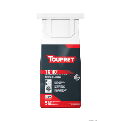 TOUPRET - TX110 Enduit de Rebouchage Gain de Temps Sac 5 kg