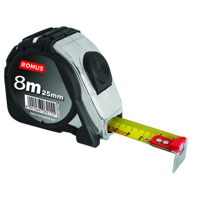 ROMUS - Mètre Ruban Self Lock 8 ml