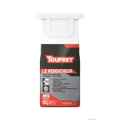 TOUPRET - Le Reboucheur Enduit Poudre Sac 5 kg