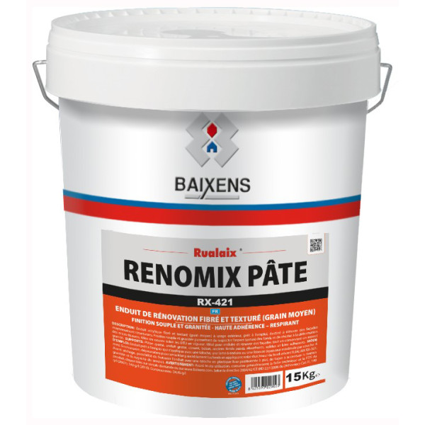 RUALAIX - Renomix RX-421 Enduit Extérieur en Pâte