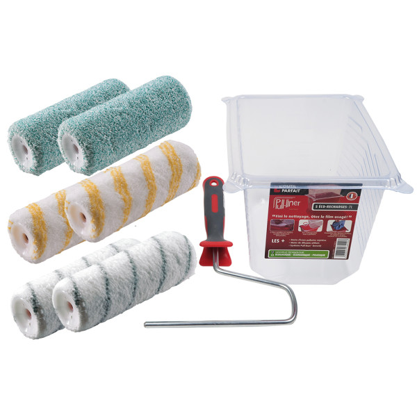 L'OUTIL PARFAIT - Lot 6 Manchons Intérieurs 180 mm + 5 Recharges Pull Liner