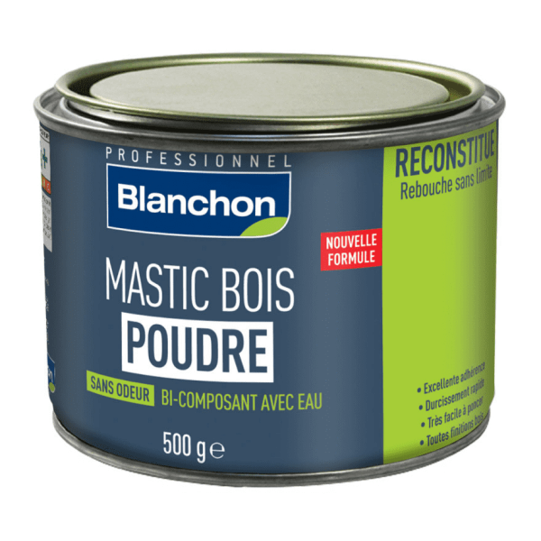 BLANCHON - Mastic Bois Poudre 500g