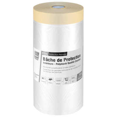 PLASTO - P715 Bâche de Protection Intérieure Professionnelle