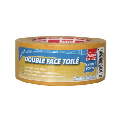 PLASTO - P353 Adhésif Double Face Toilé