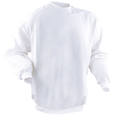 VEPRO - Sweat-Shirt Col Rond Emballé Blanc