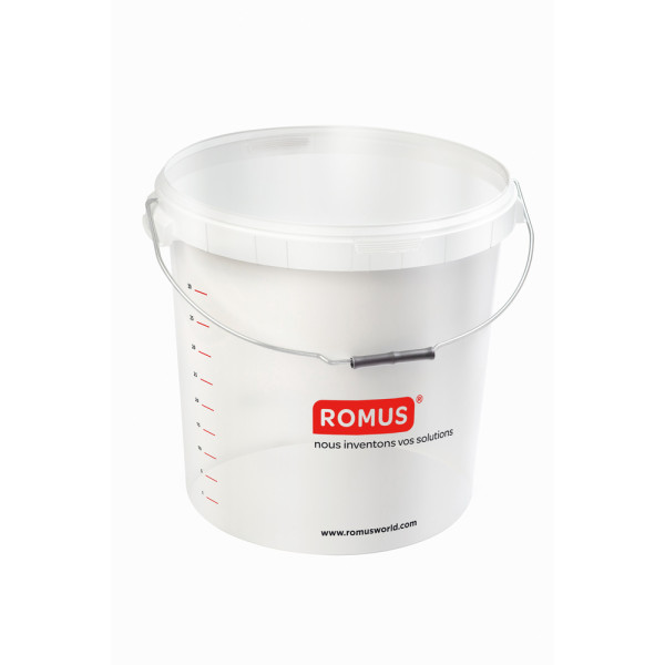 ROMUS - Seau Gradué 30L en Polypropylène