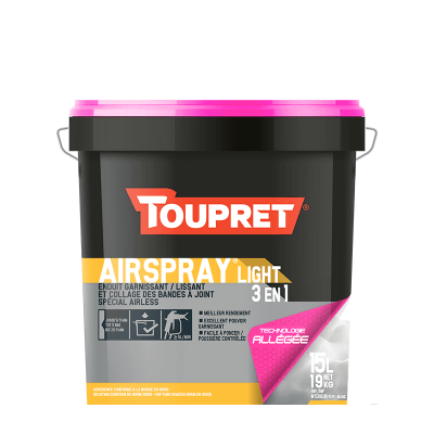 TOUPRET - Airspray Light 3 en 1 Allégé Pâte 15L