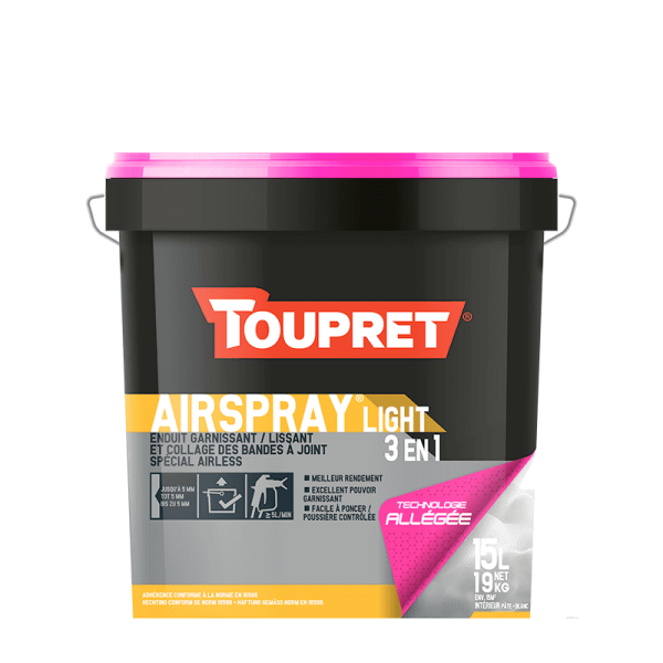 TOUPRET - Airspray Light 3 en 1 Allégé Pâte 15L