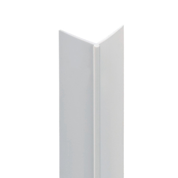 ROMUS - Arrêt d'Angle Sortant 90° PVC Blanc 2.60m