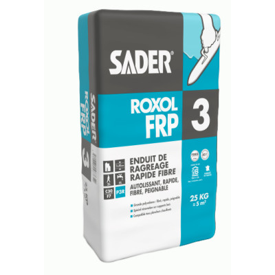 SADER - Roxol FRP Enduit de Ragréage Sac de 25 kg
