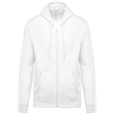 VEPRO - Sweat-Shirt Zippé à Capuche Blanc