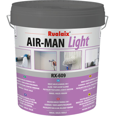 RUALAIX - Enduit RX-609 AIR-MAN Light Airless et Manuel 15L