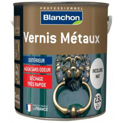 BLANCHON - Vernis Métaux Extérieurs - Incolore Mat 2.5L