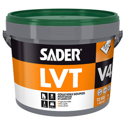 SADER - Colle Sader LVT V4 Fût 12 kg