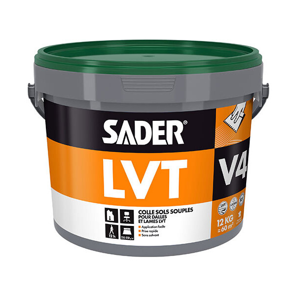 SADER - Colle Sader LVT V4 Fût 12 kg