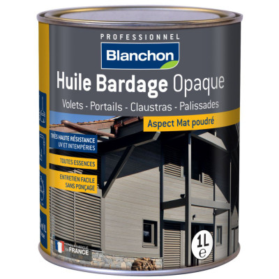 BLANCHON - Huile Bardage Opaque Anthracite