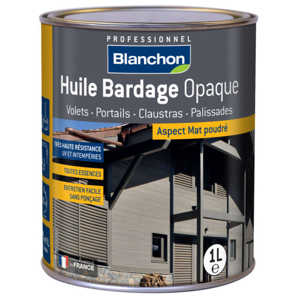 BLANCHON - Huile Bardage Opaque Anthracite