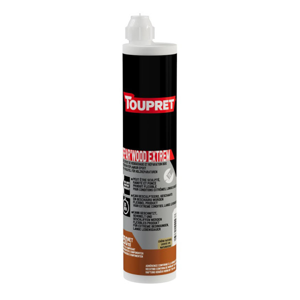TOUPRET - Répar'Wood Extrem Enduit Époxy Bi-composant 250 ml
