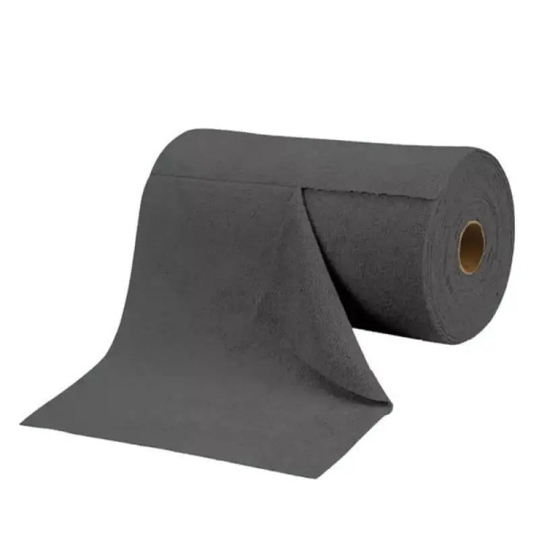 CRISTAL DISTRIBUTION - Rouleau de 30 Lavettes Chiffons Microfibres Prédécoupées Grises