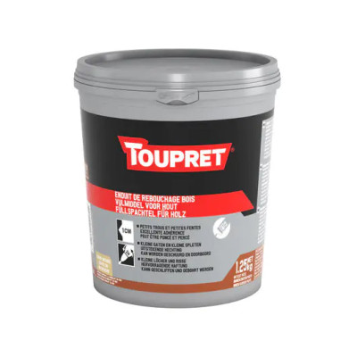 TOUPRET - Enduit de Rebouchage Bois Pâte