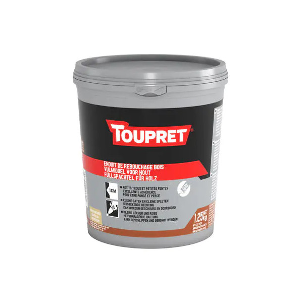 TOUPRET - Enduit de Rebouchage Bois Pâte