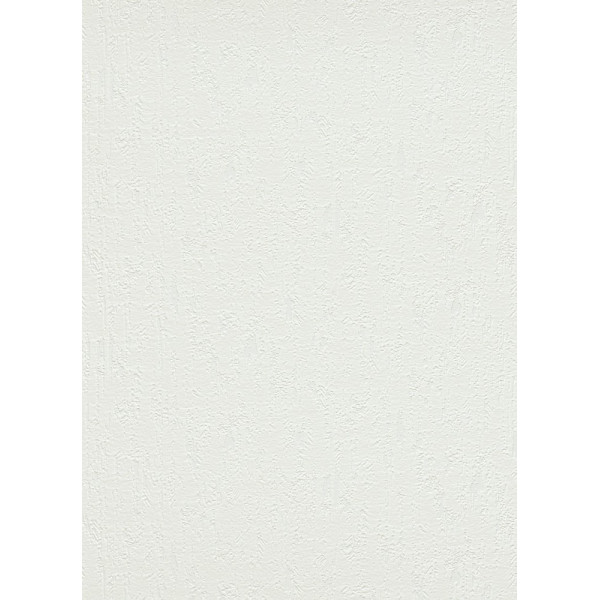 DECORAMA - 9187-1 - Papier Peint Vinyle Expansé sur Papier Grain de Plâtre Blanc