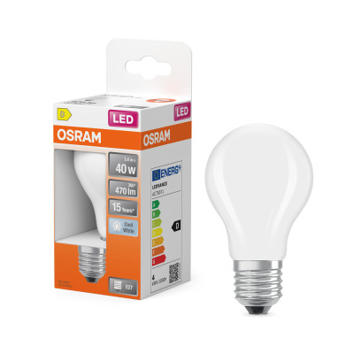 OSRAM - Ampoule LED Opaque Classic E27 3.4W 470 lm Blanc Froid