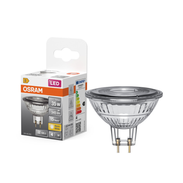 OSRAM - Spot LED Verre GU5.3 3.4W 345 lm Blanc Chaud