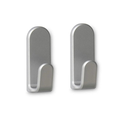 INOFIX - Crochets Adhésif TAGA Chromé Mat x2