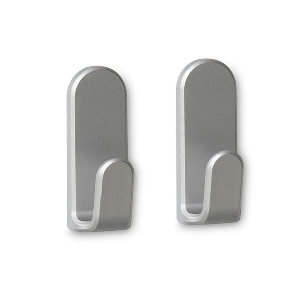 INOFIX - Crochets Adhésif TAGA Chromé Mat x2