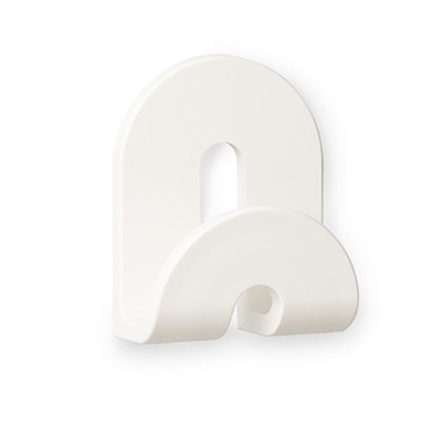 INOFIX - Crochet Adhésif CALMA Blanc Mat