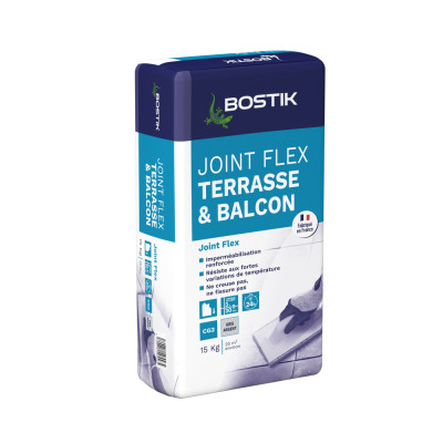 BOSTIK - Joint de Carrelage Flex Terrasse et Balcon 15 kg