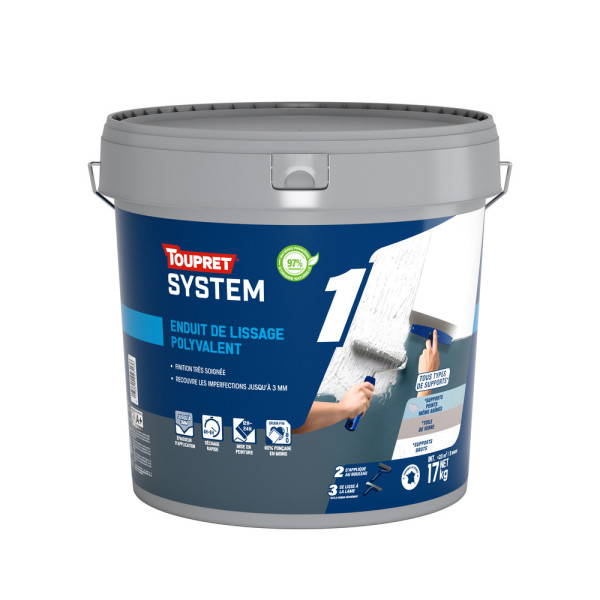 TOUPRET - Enduit de Lissage Polyvalent Toupret System