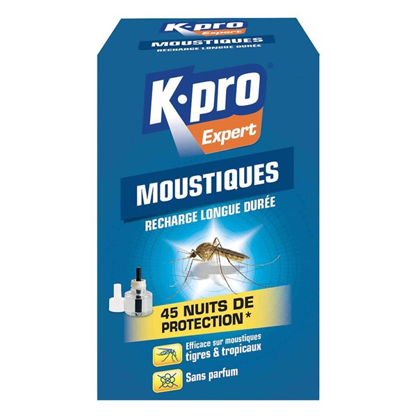 KAPO - Anti Moustiques Recharge Liquide 45 Nuits