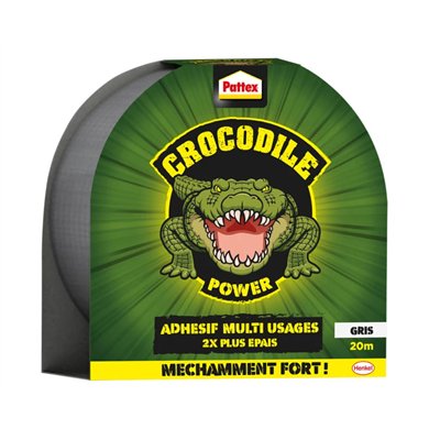 PATTEX - Adhésif Multi-usages Crocodile Power 20 m
